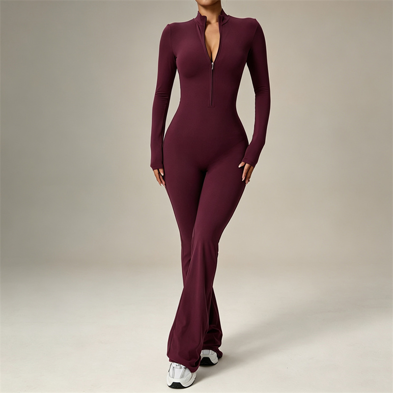 Women'S Formal Wear Jumpsuit - TRY TO BN Yoga-Jumpsuit mit Langen
