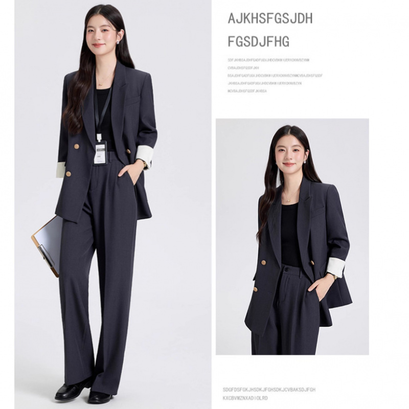 Women Formal Wear For Interview - Damen-Anzug-Set für Frühling und Herbst, Professionelle