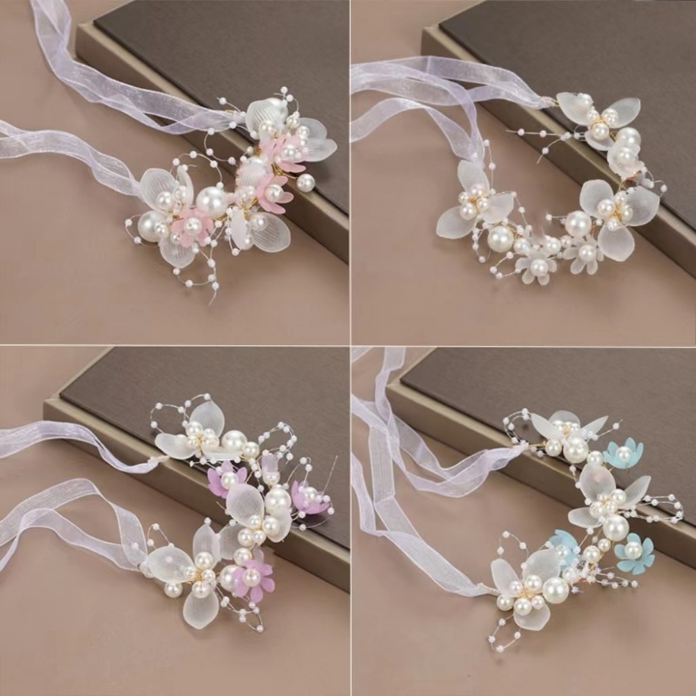 Women Formal Wear Photoshoot - 2er-Pack Haarschmuck mit Blumenband, eleganter Stil,
