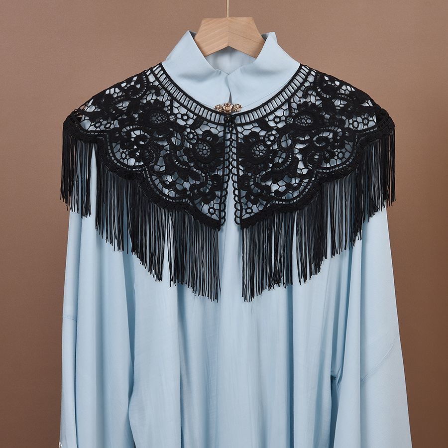 Women'S Gothic Formal Wear - 1 Stück Damen Bohemian Gothic Blumen-Häkelspitzen-Schultertuch