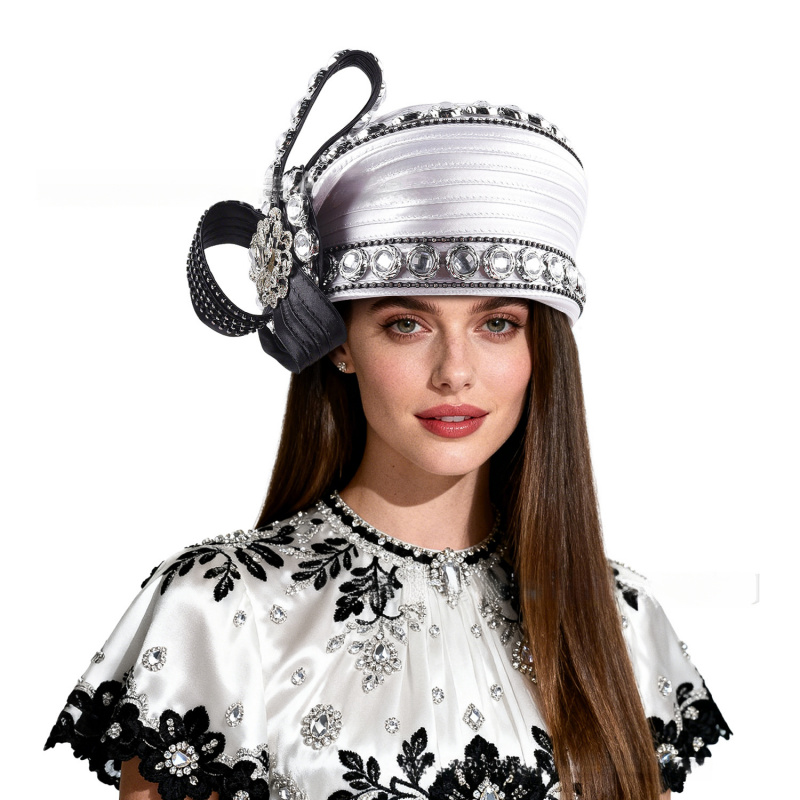Women Formal Wear Photoshoot - Hochwertige Strass-Fascinator-Hüte für Damen, geeignet für