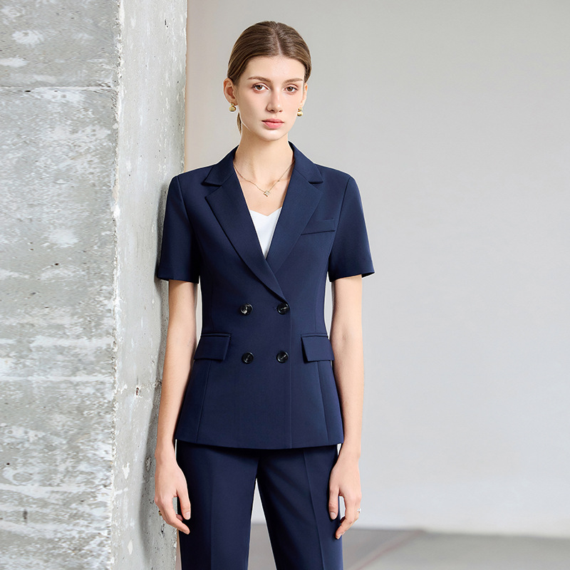 Damen Sommer-Kurzarm-Anzug 202 – Women Formal Wear For Interview Bewertung und Preis