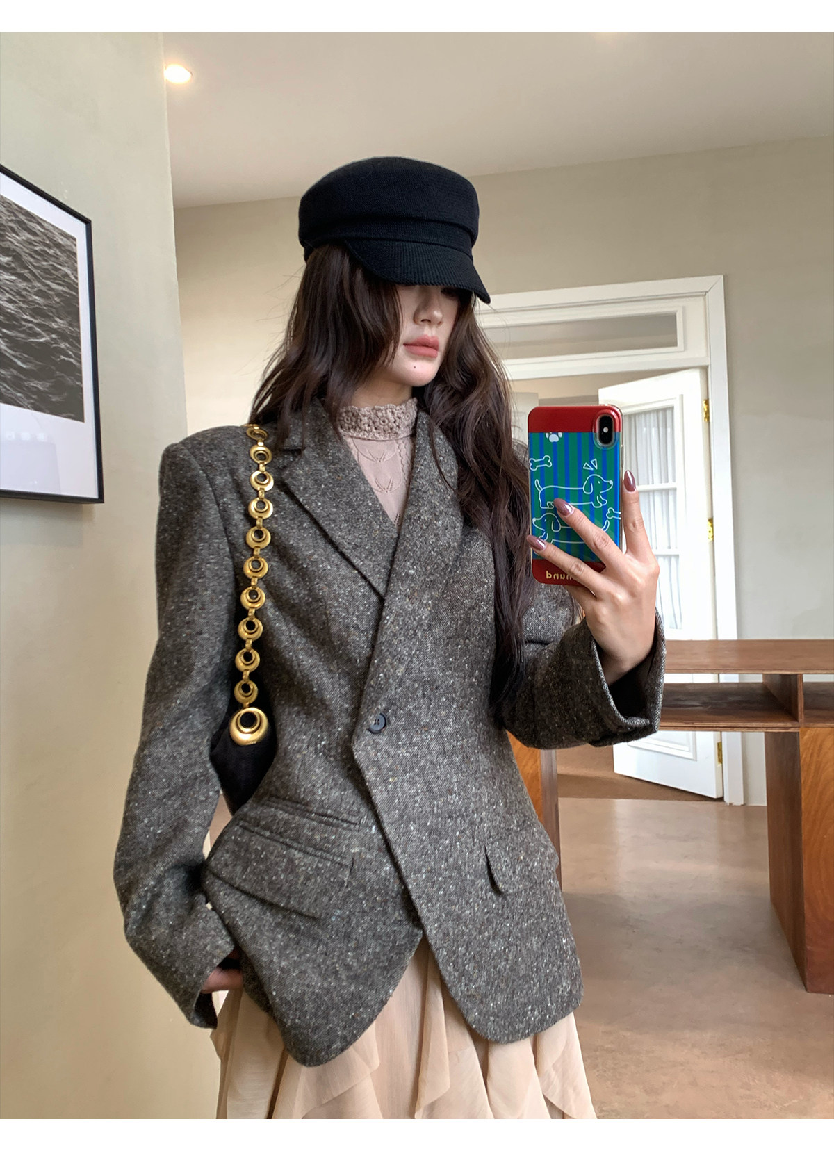 【MAR】Vintage-Blazer für Damen  – Tailored Coat Wool Bewertung und Preis