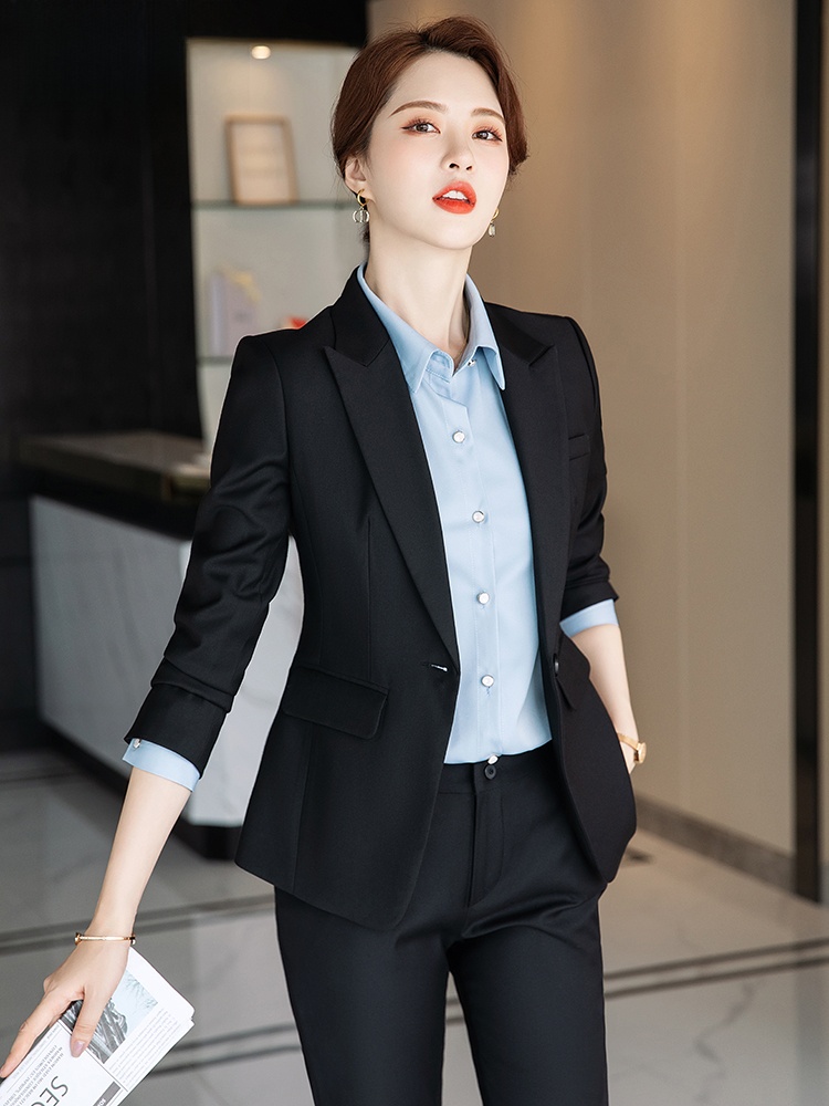 Graues Anzug-Set für Damen Frü – Women Formal Wear For Interview Bewertung und Preis